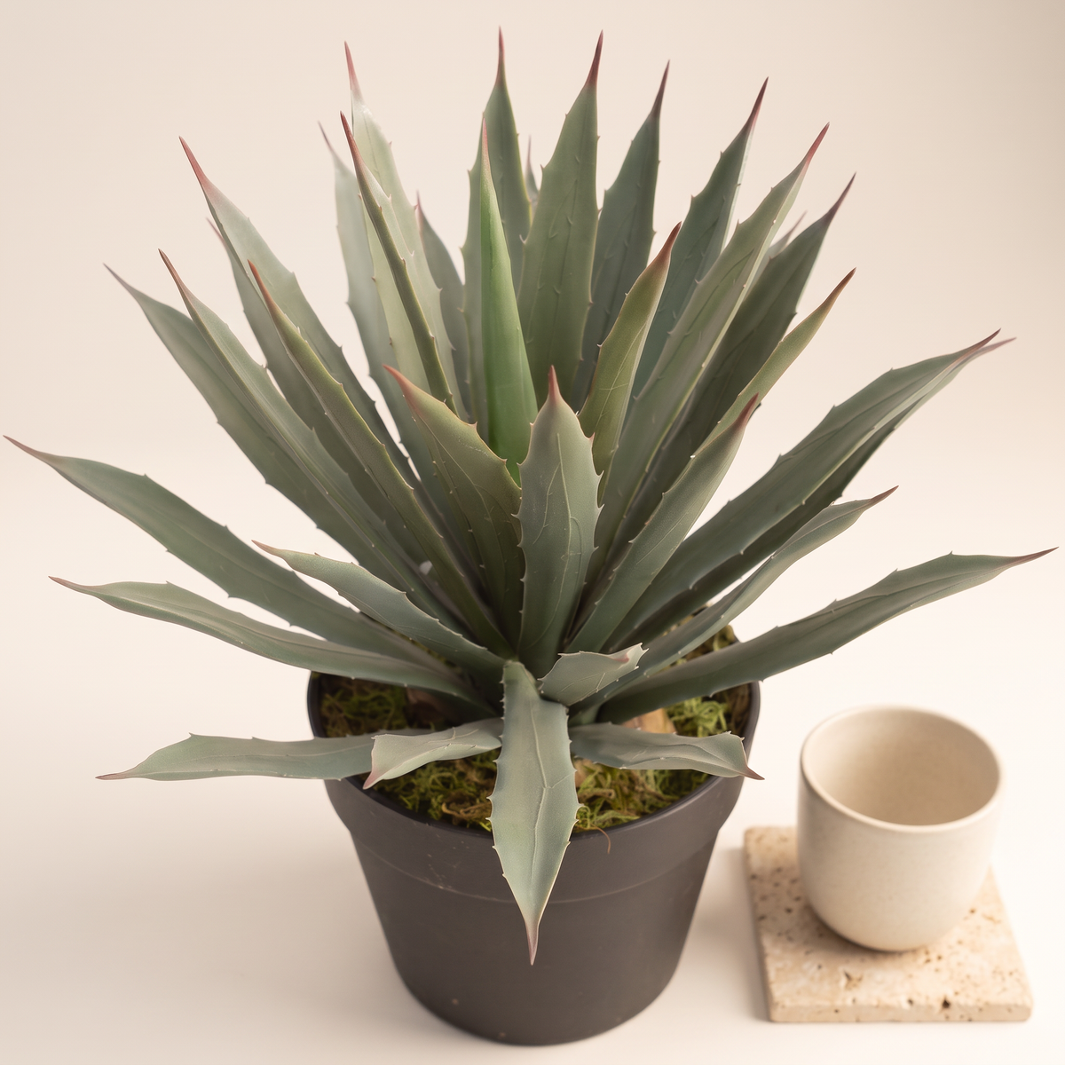 40cm Realistic Artificial Agave Plant #AC28040, styled detail