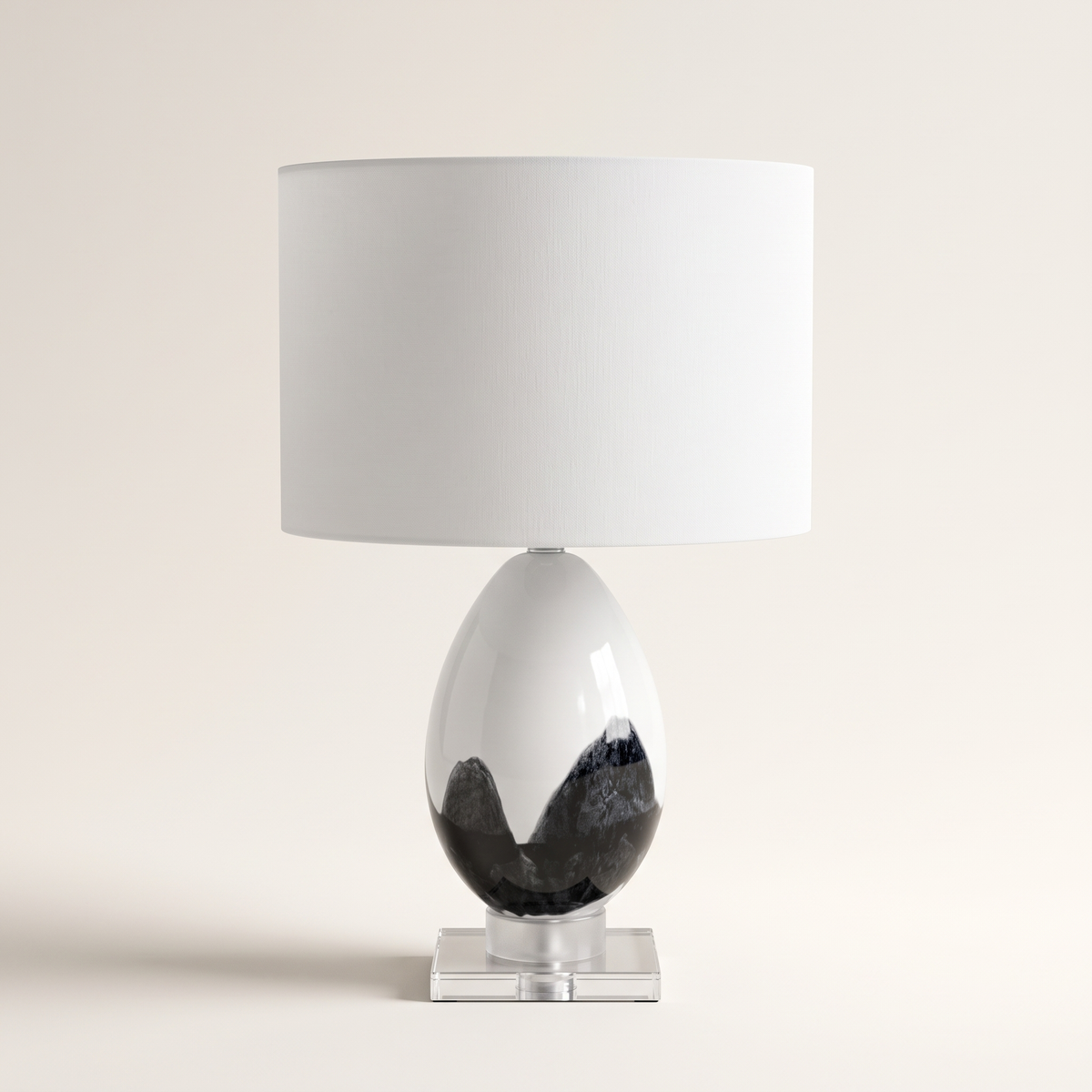 Ceramic Table Lamp, studio view