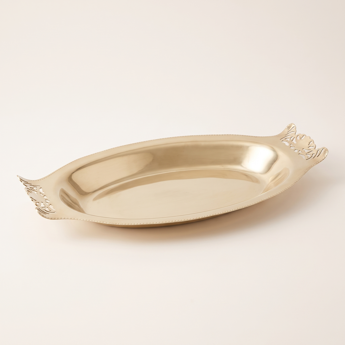 Brass Fish Shape Tray #FS392, studio view