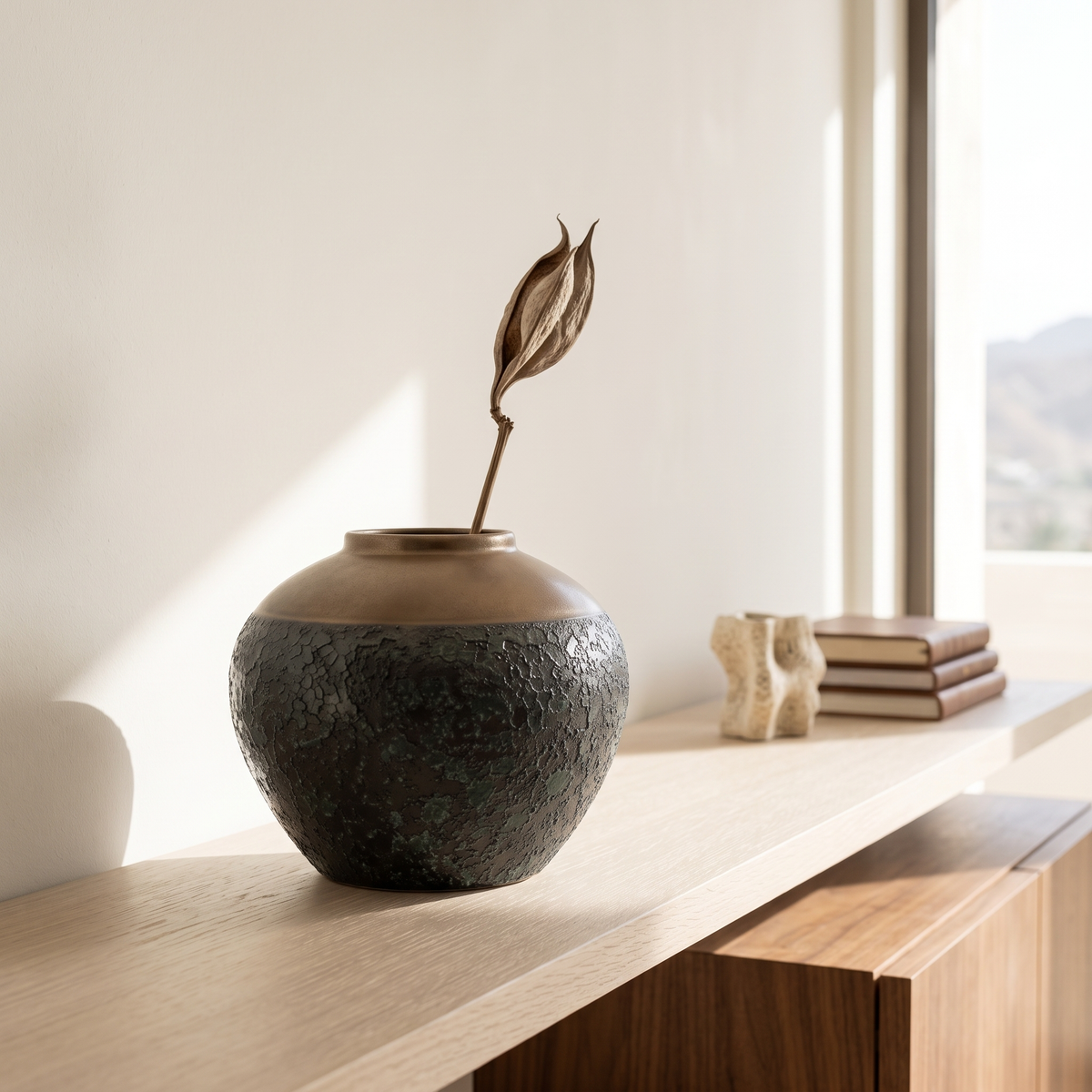 Decorative Porcelain Vase #SLD021-S, second room view