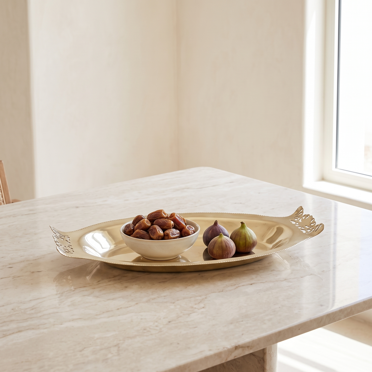 Brass Fish Shape Tray #FS392, second room view