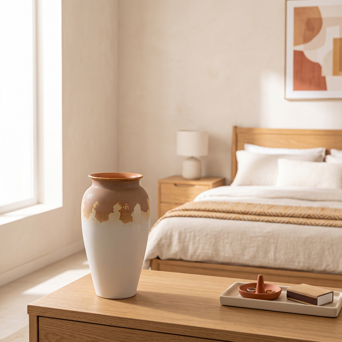 Decorative Porcelain Vase #SLD041-L, second room view