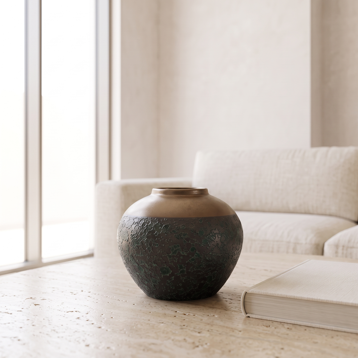 Decorative Porcelain Vase #SLD021-S, close view