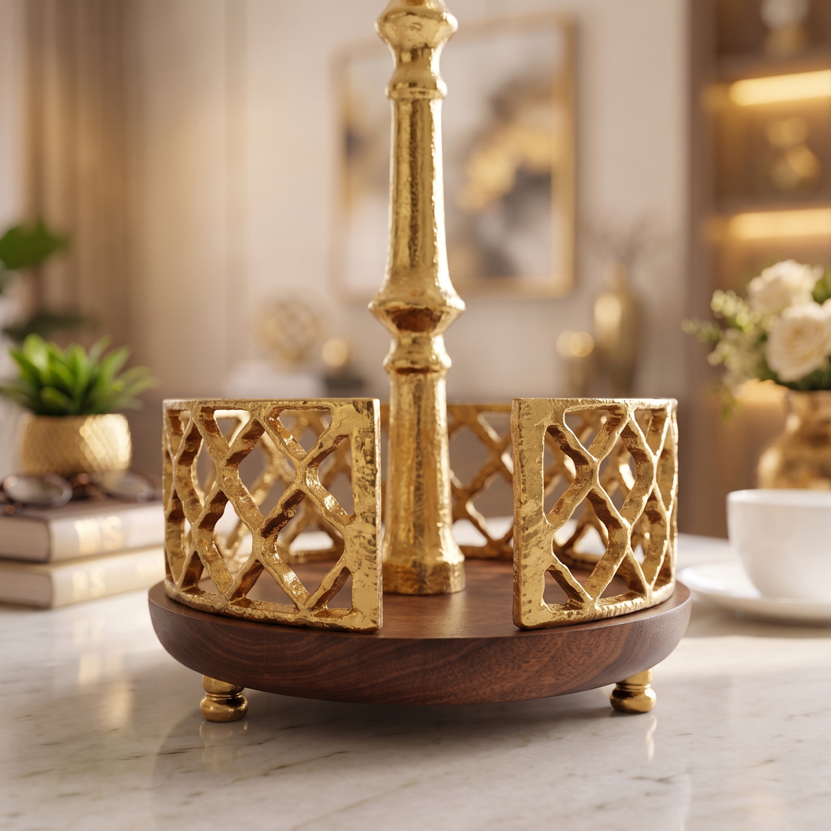 Decorative Paper Holder #ADC 24-28-2, close view
