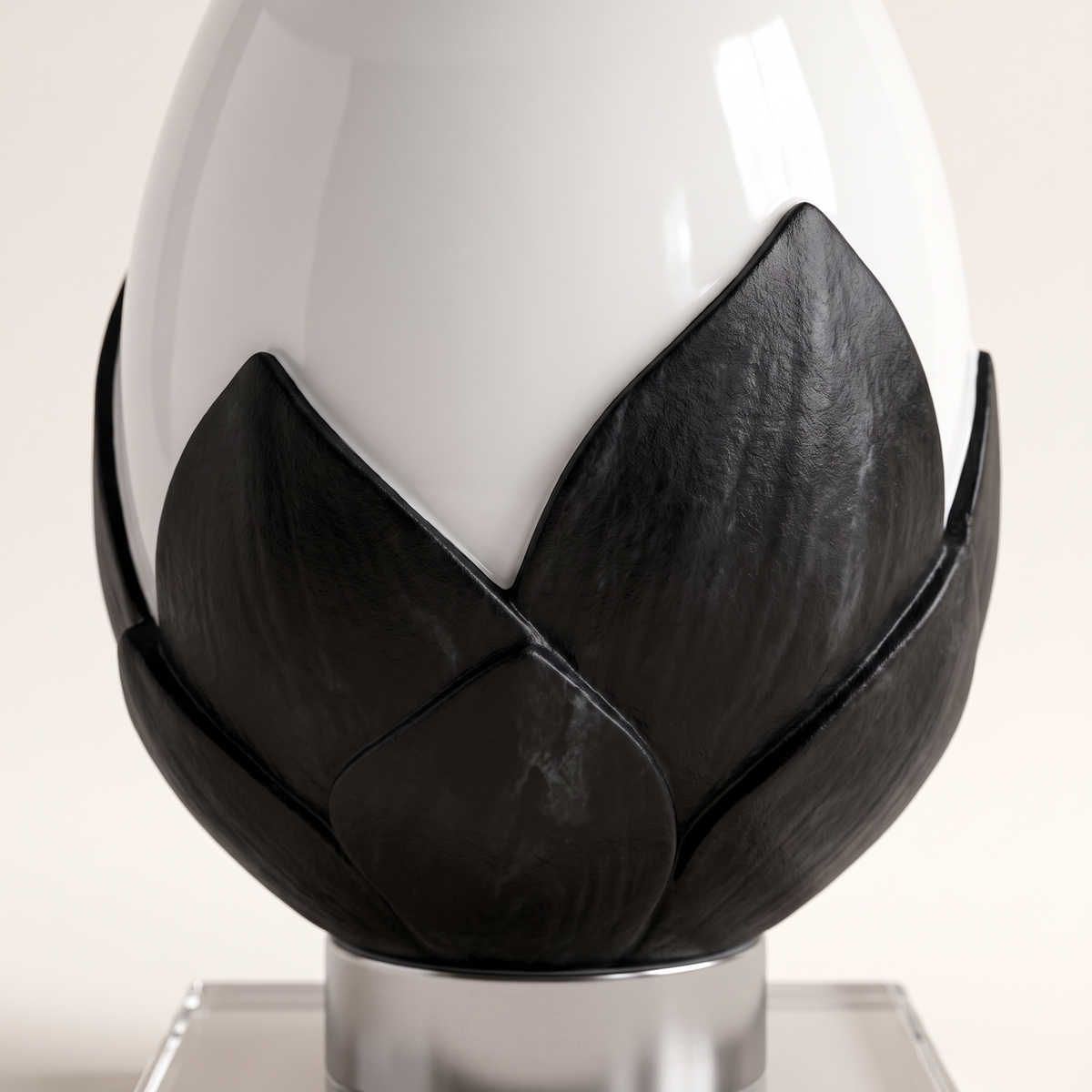 Ceramic Table Lamp, material detail