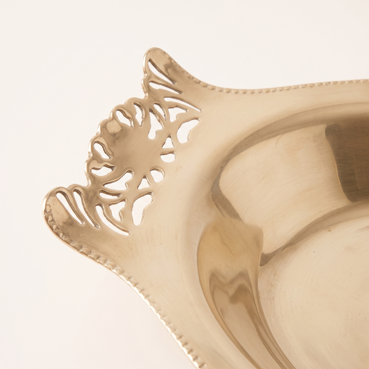 Brass Fish Shape Tray #FS392, material detail