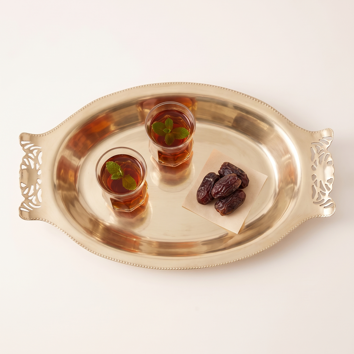 Brass Fish Shape Tray #FS392, styled detail