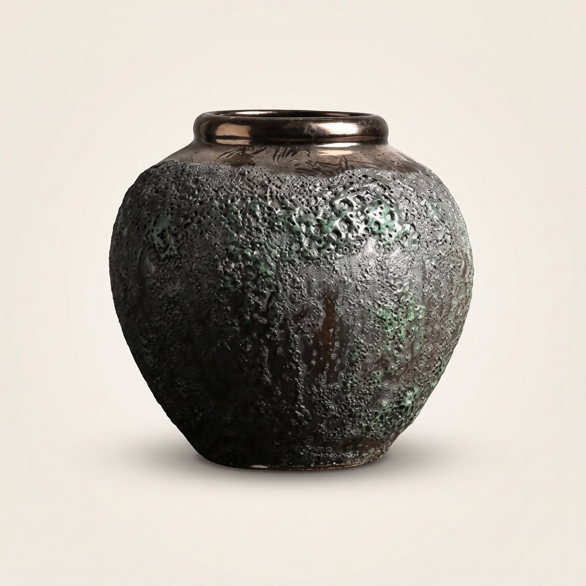 Decorative Porcelain Vase #SLD064-S, studio view