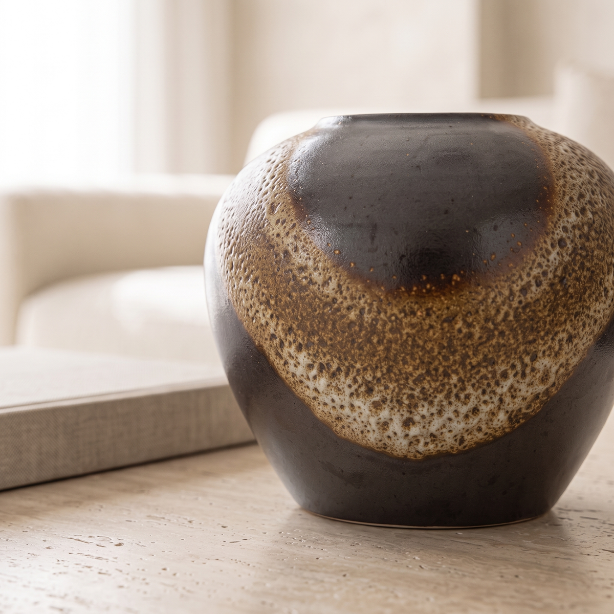 Decorative Porcelain Vase #SLD059-S, close view