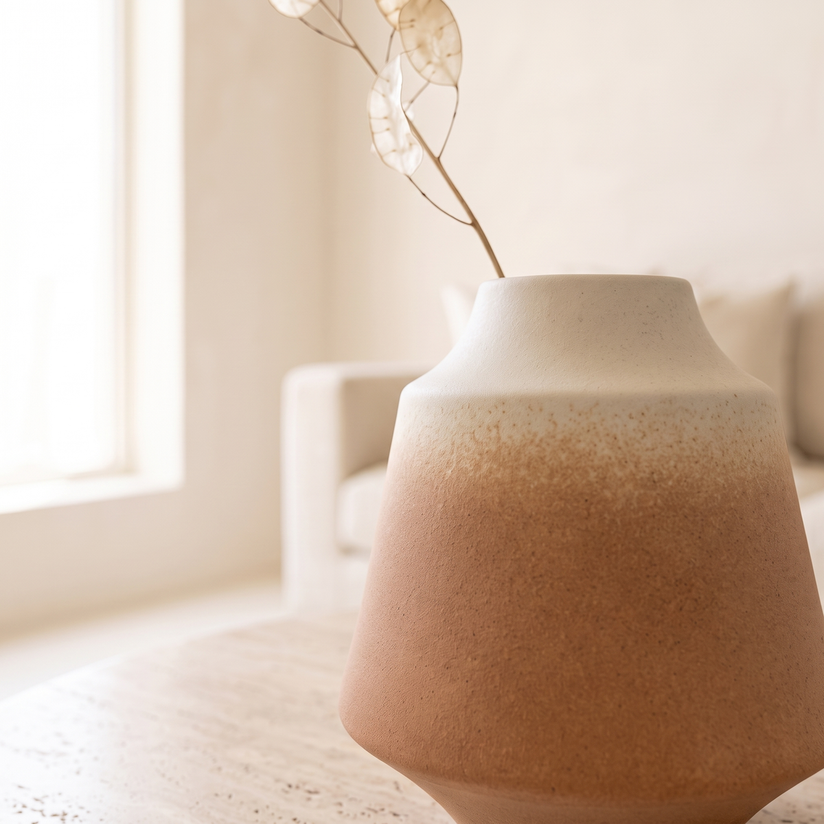 Decorative Porcelain Vase #SLD050-S, close view