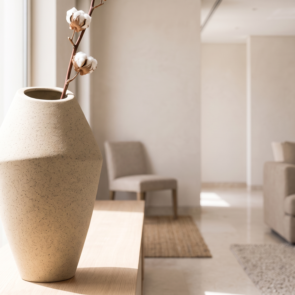 Decorative Porcelain Vase #SLD112-L, close view
