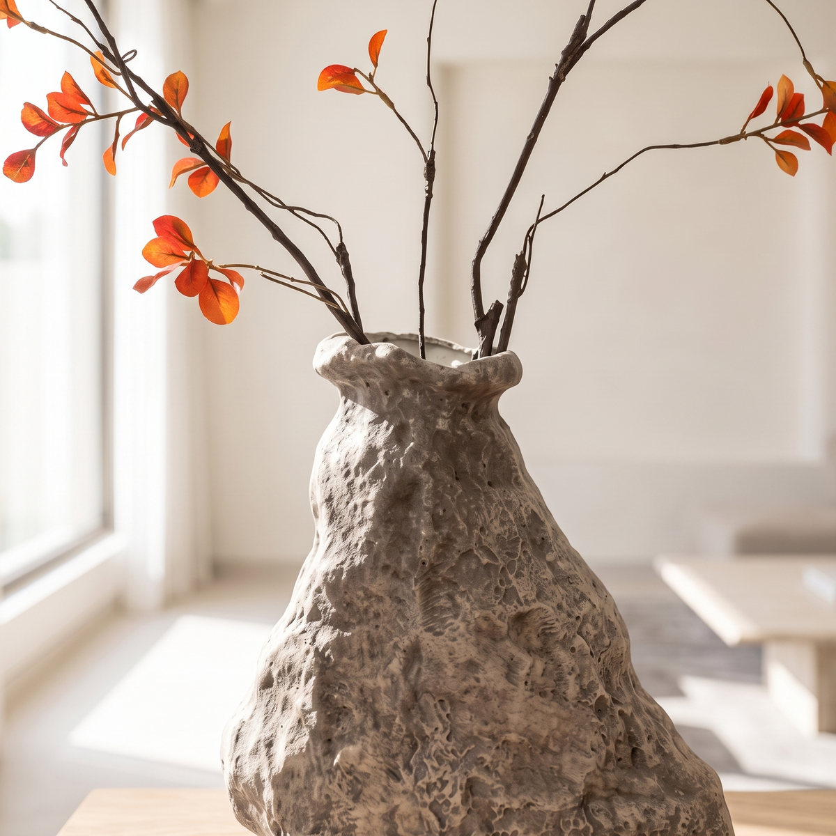 Decorative Porcelain Vase #SLD208-L, close view
