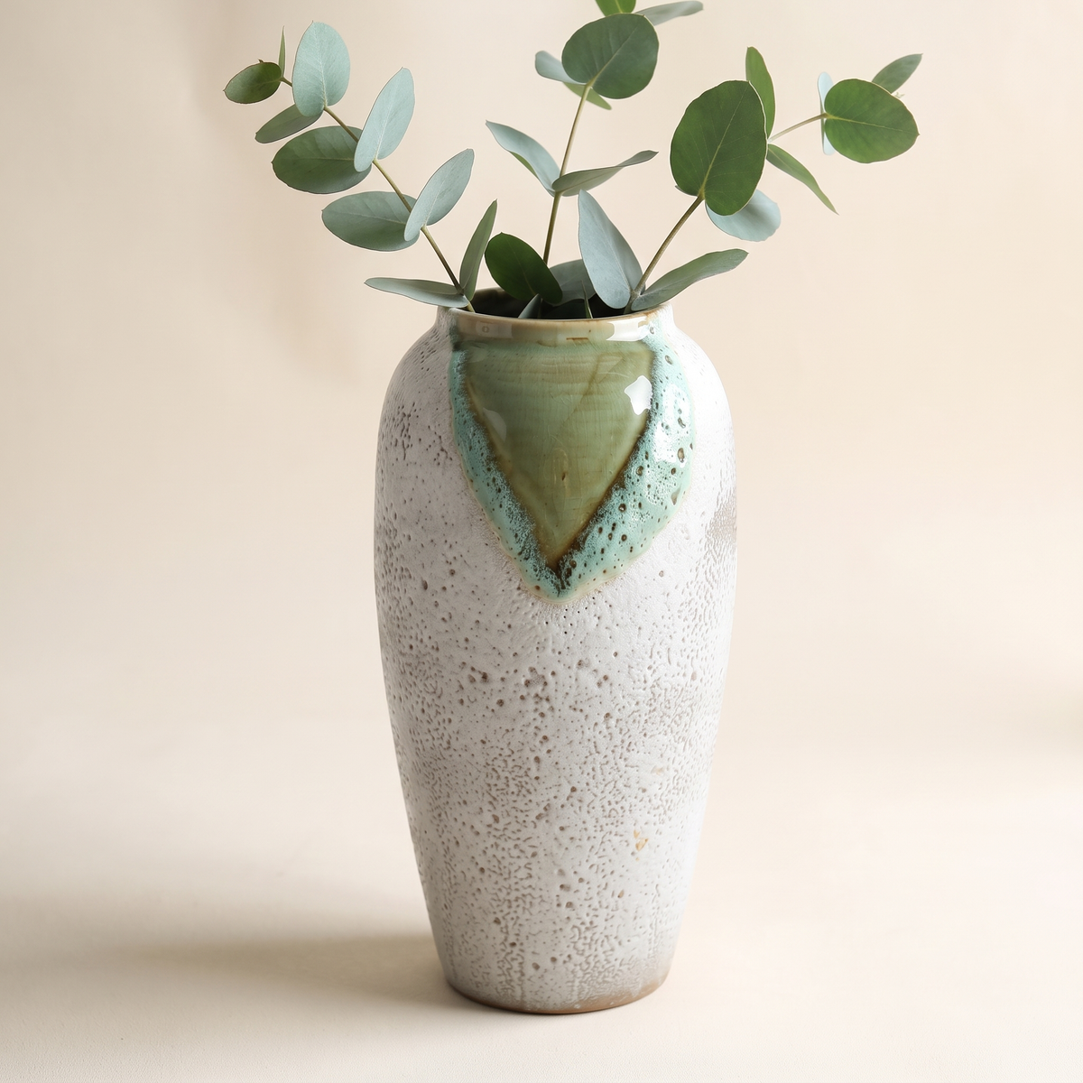 Decorative Porcelain Vase #SLD068-L, styled detail