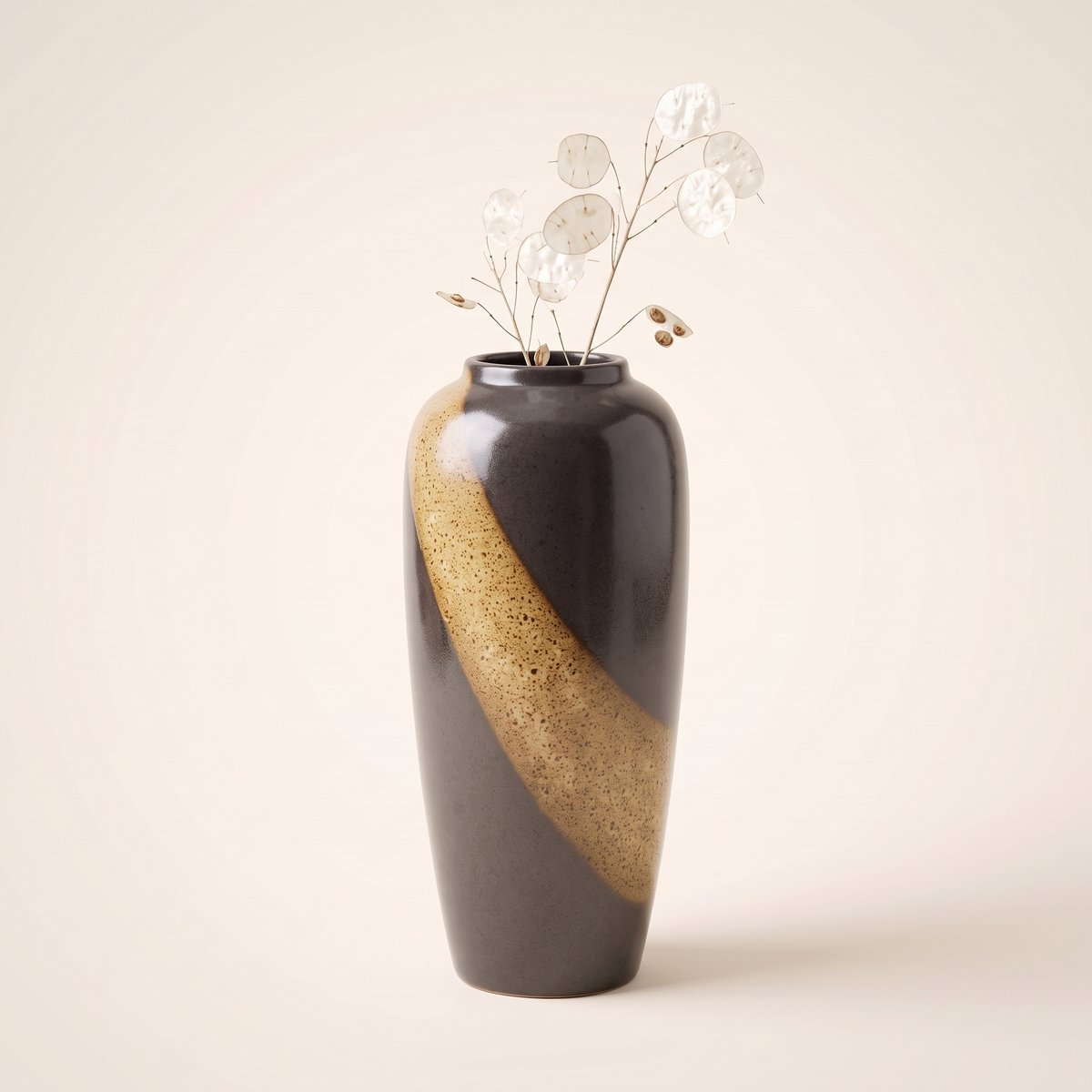 Decorative Porcelain Vase #SLD059-L, styled detail