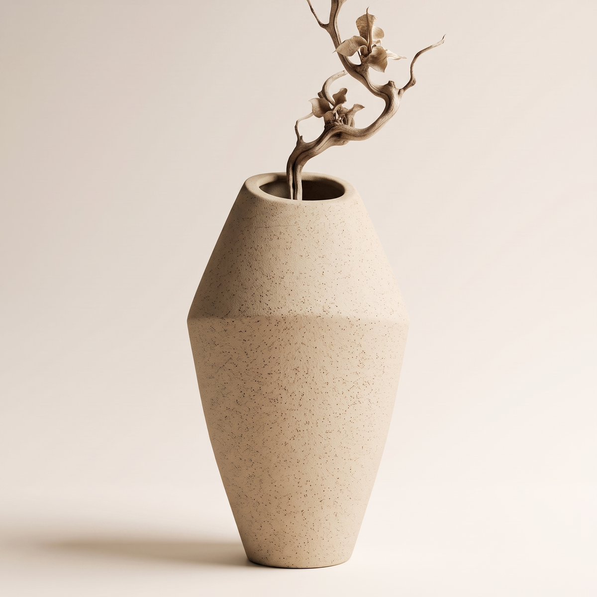 Decorative Porcelain Vase #SLD112-L, styled detail