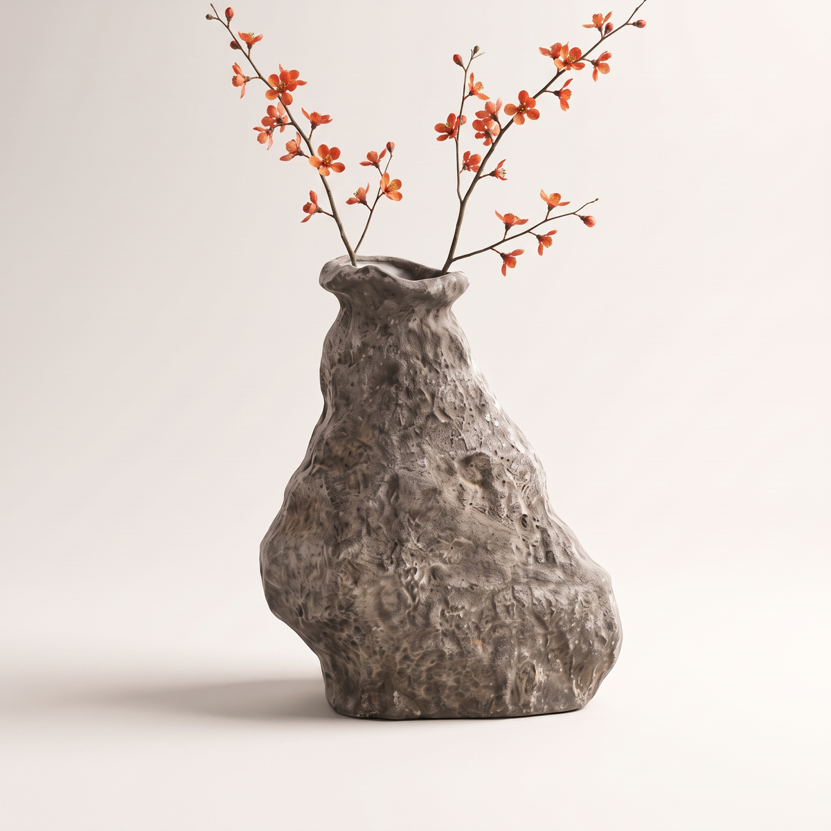 Decorative Porcelain Vase #SLD208-L, styled detail
