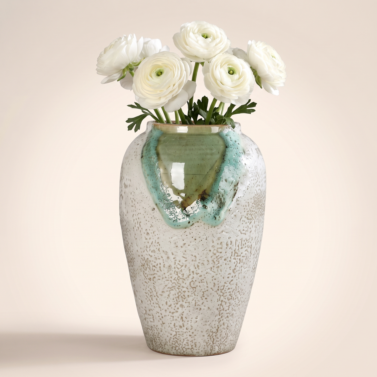 Decorative Porcelain Vase #SLD068-M, styled detail