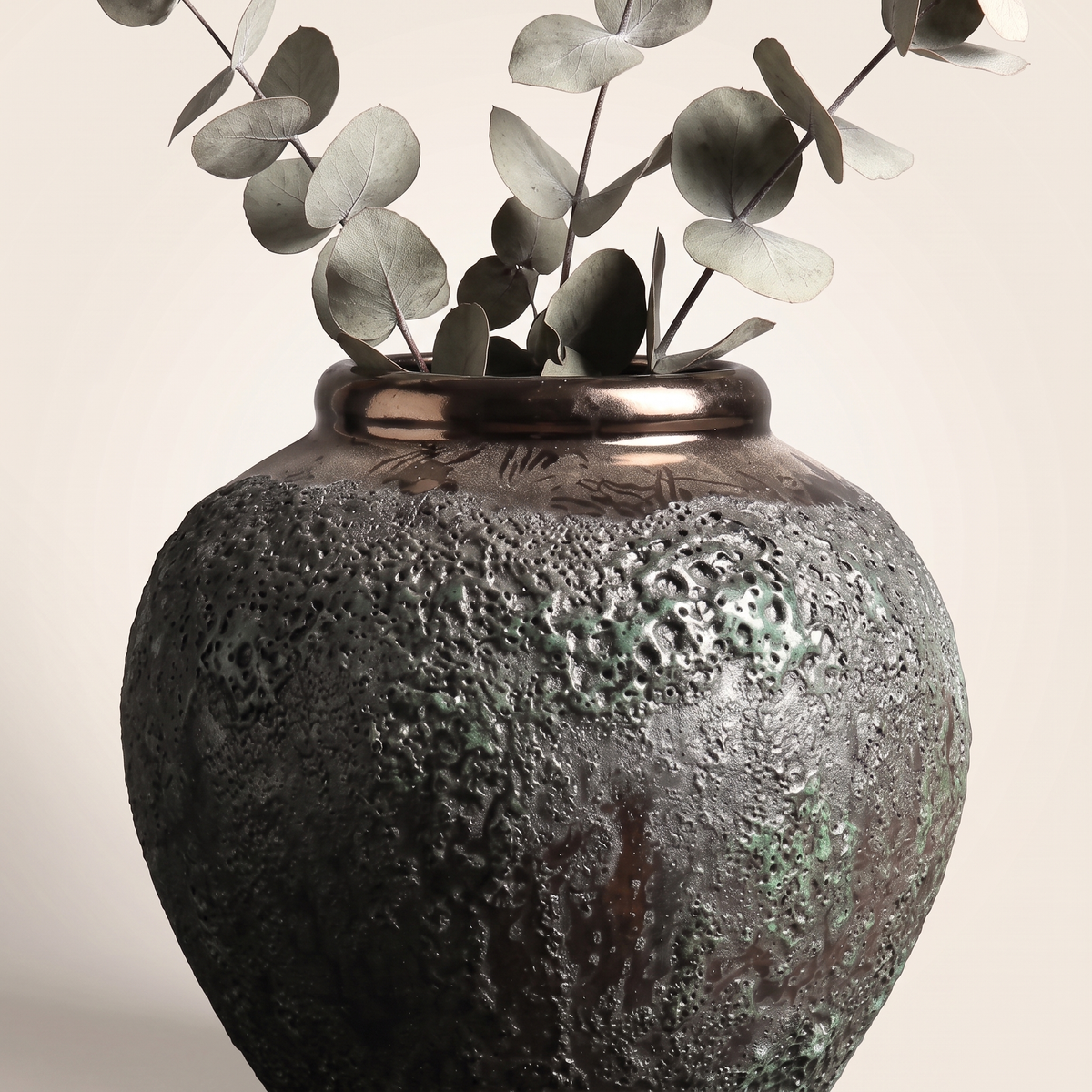 Decorative Porcelain Vase #SLD064-S, styled detail