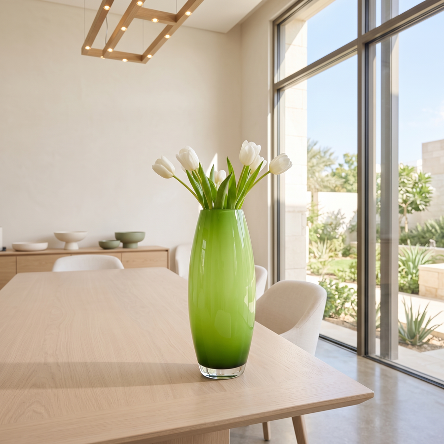 K047 Green Decorative Vase