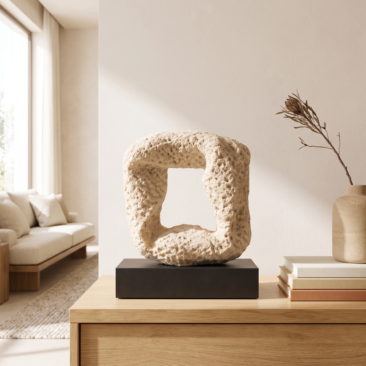 Rhythmic Space Sculpture in a Muscat home