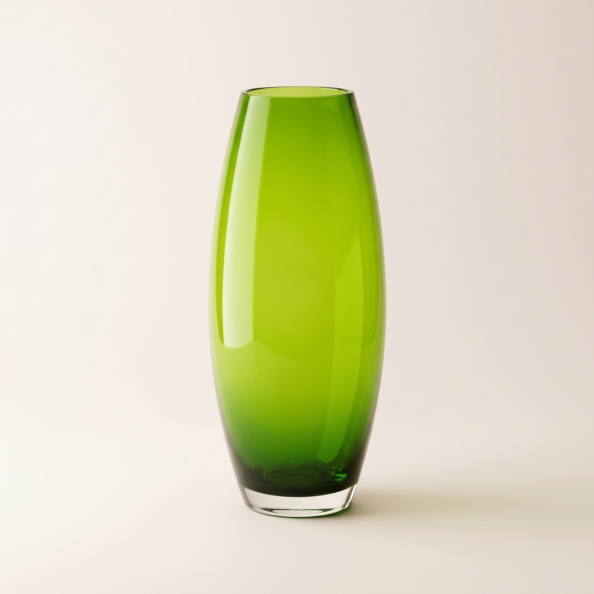 K047 Green Decorative Vase, studio view