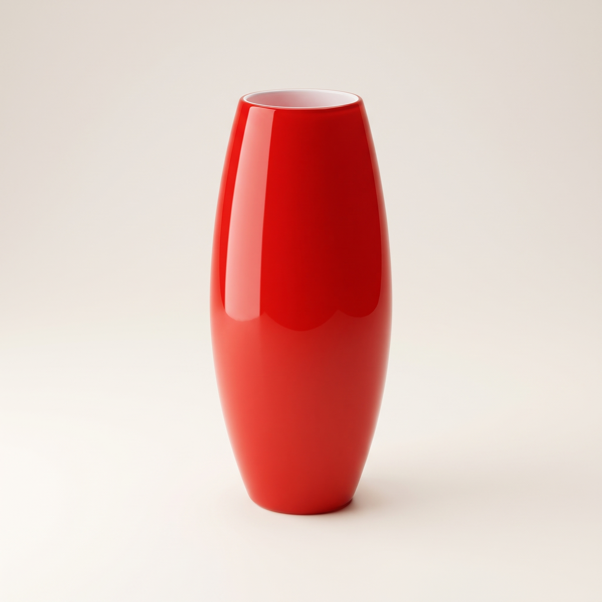 Red Decorative Vase, studio view
