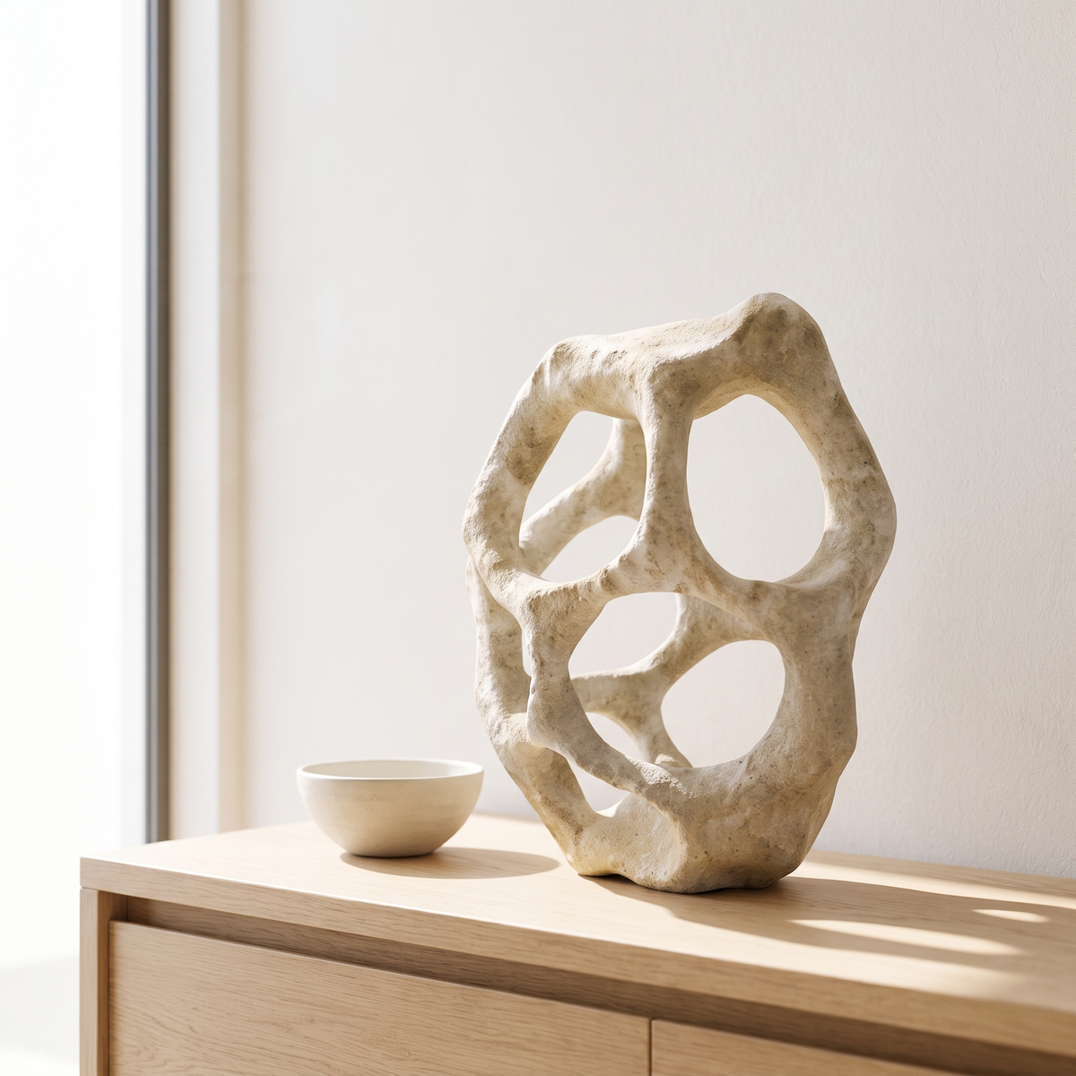Organic Openwork Abstract Sculpture, second room view