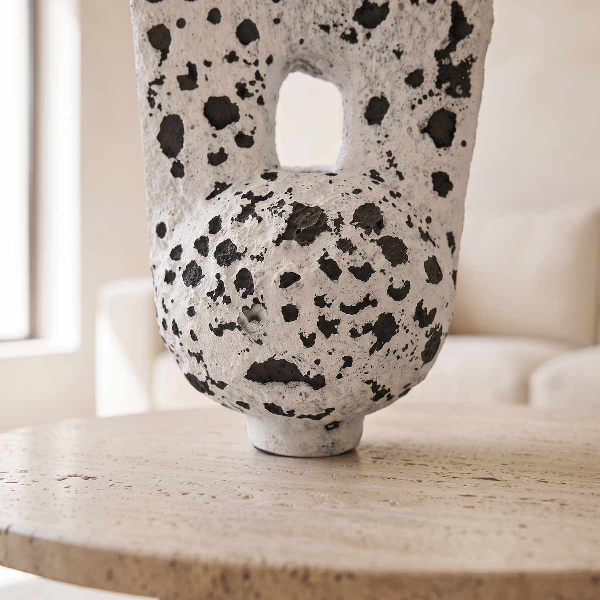 Lunar Small Lava Bottle, close view