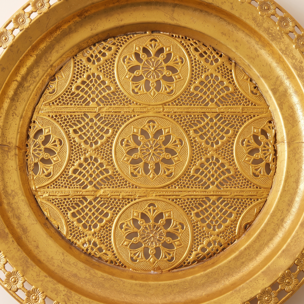 Metal Decorative Tray #FMA-173, material detail