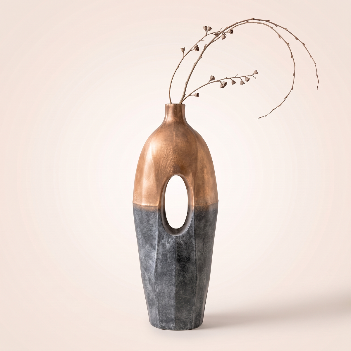 Decorative Vase #CF3076-2, styled detail