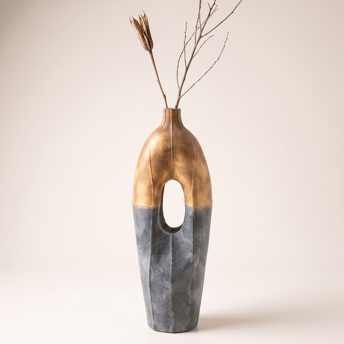 Decorative Vase #CF3076-1, styled detail