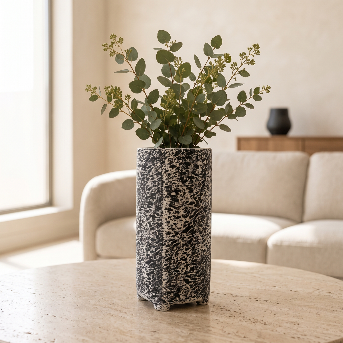 Tiger Pattern Small Vase in a Muscat home