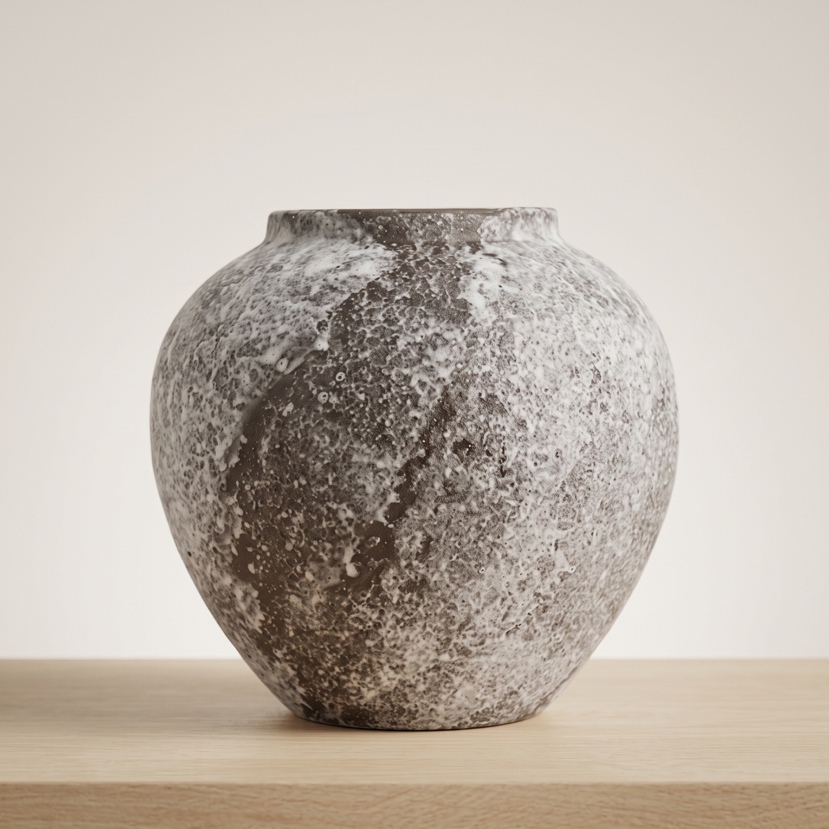 Rustic Porcelain Vase #SLD005-S, studio view