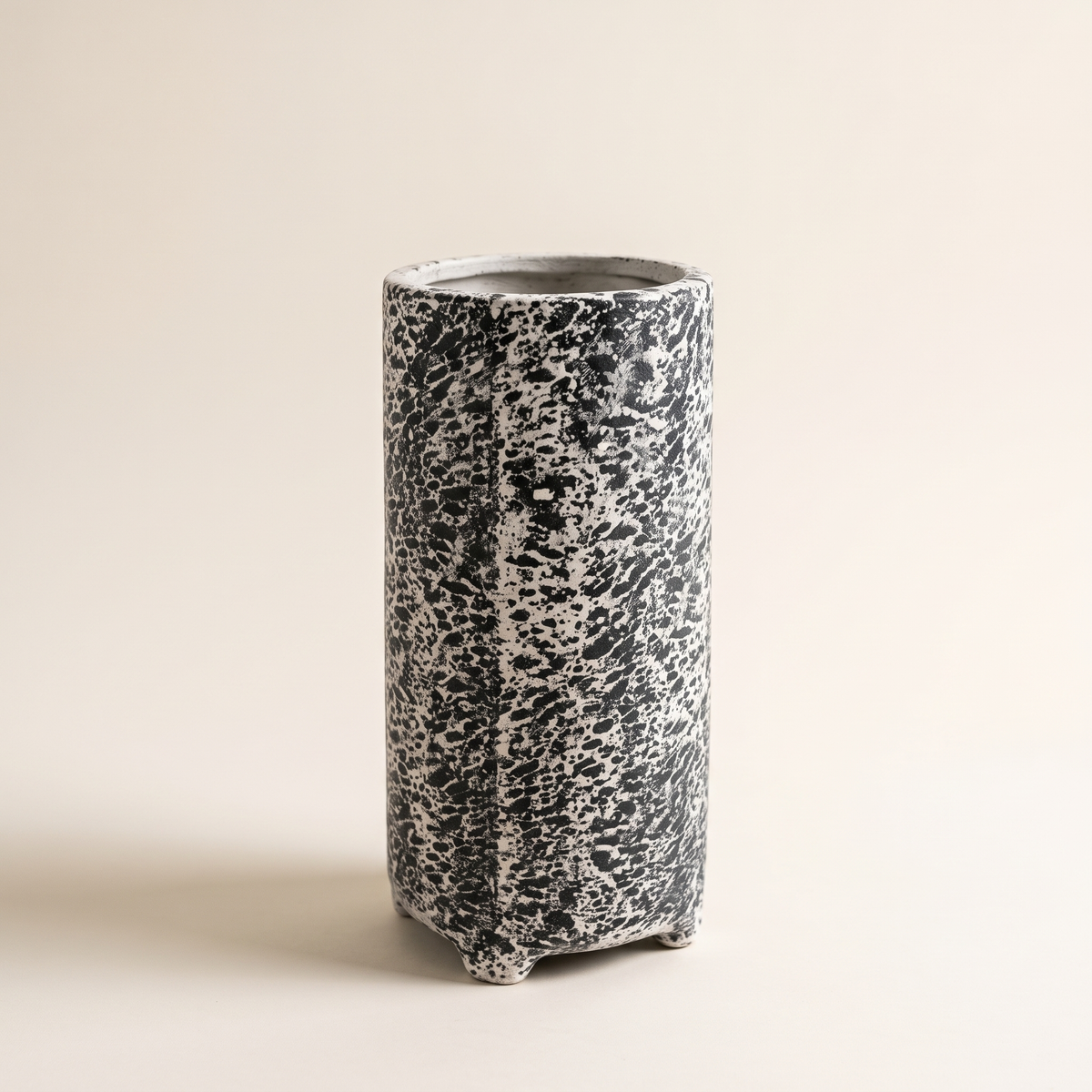 Tiger Pattern Small Vase, studio view