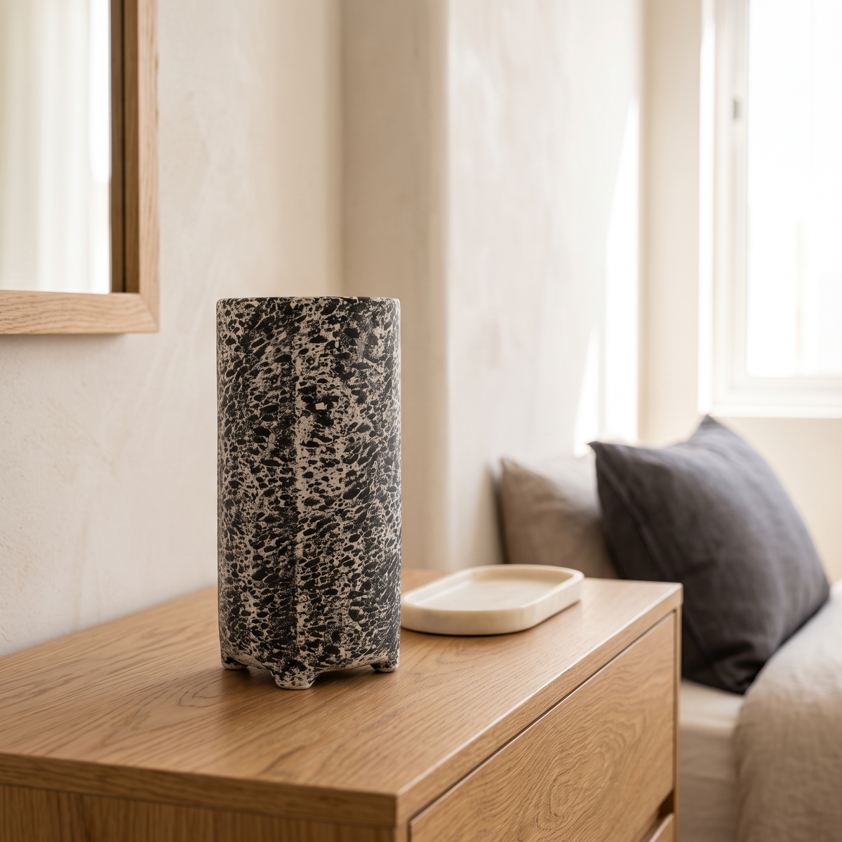 Tiger Pattern Small Vase, second room view