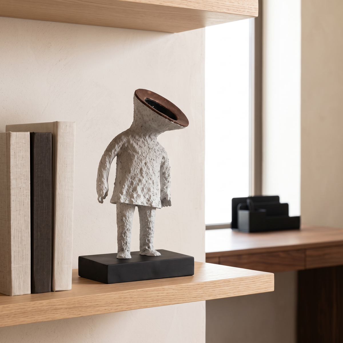 Tilted Halo Abstract Decorative Figurine, second room view