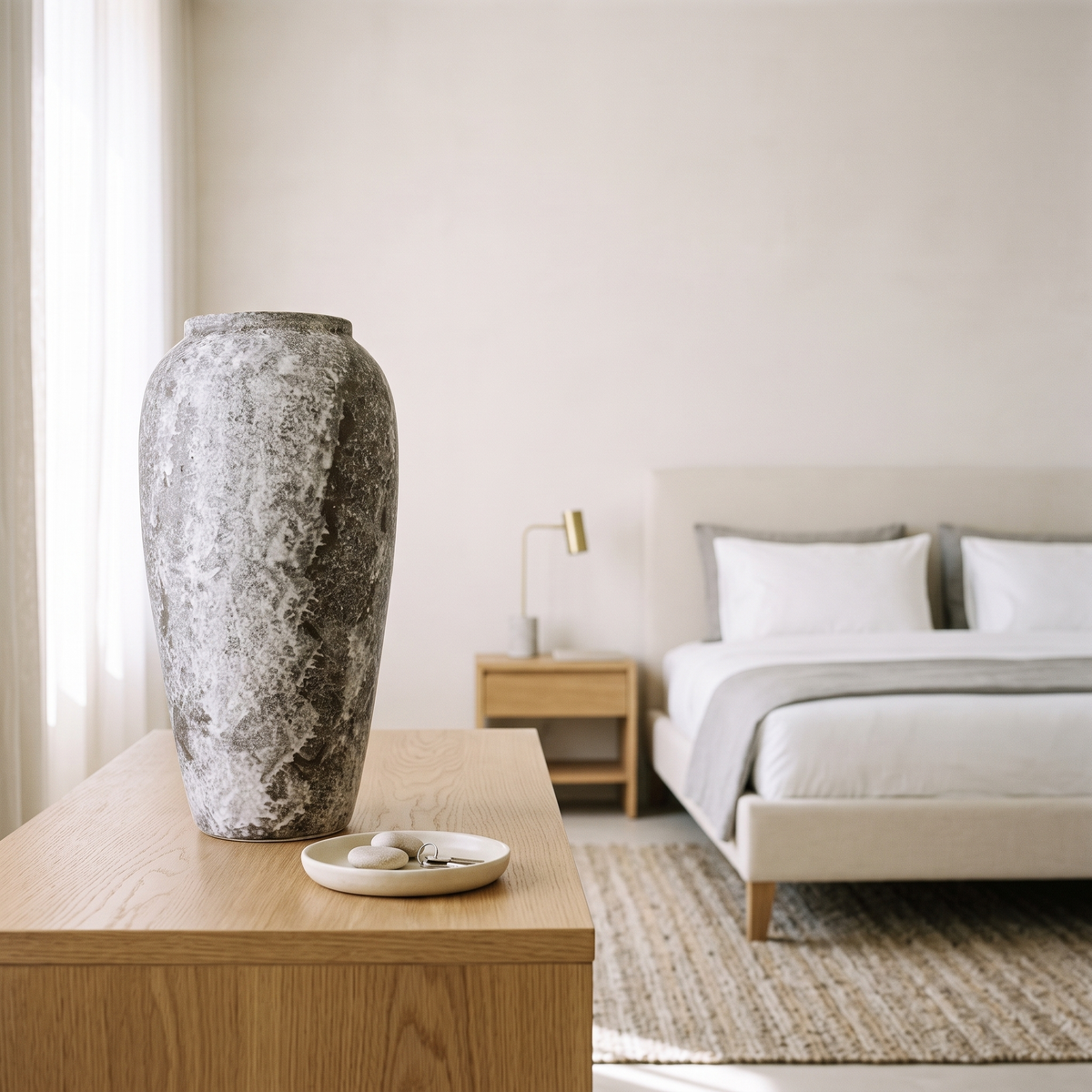 Rustic Porcelain Vase #SLD005-L, second room view