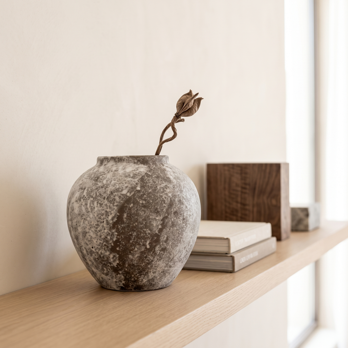 Rustic Porcelain Vase #SLD005-S, second room view