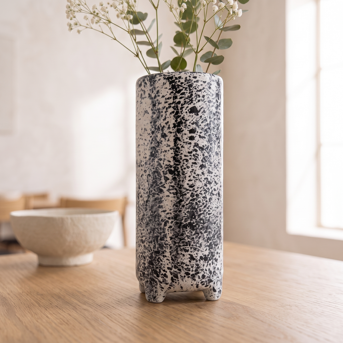 Tiger Pattern Large Vase, close view