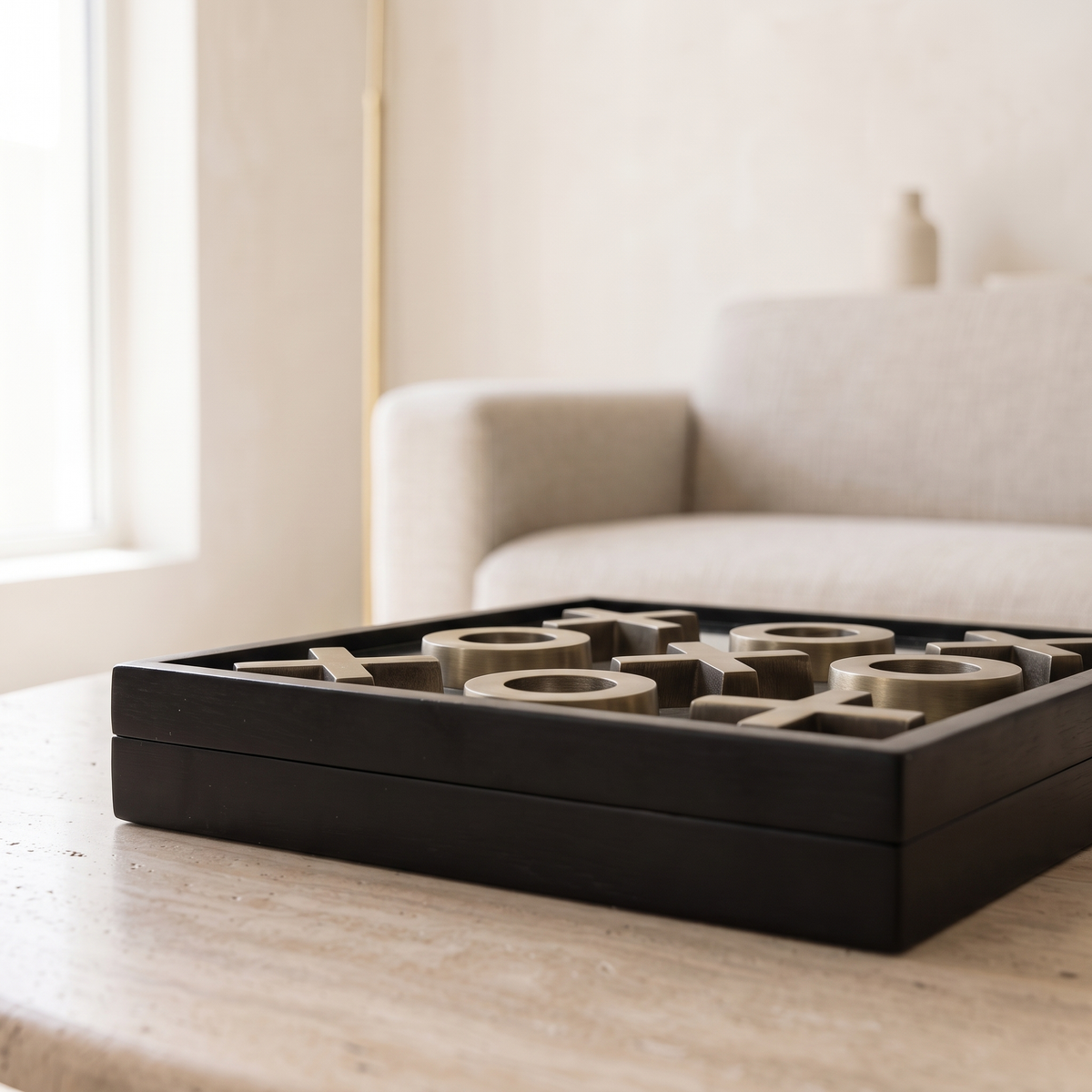 Tic-Tac-Toe Game Board #4620, close view