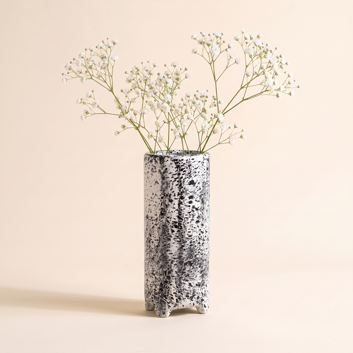Tiger Pattern Large Vase, styled detail