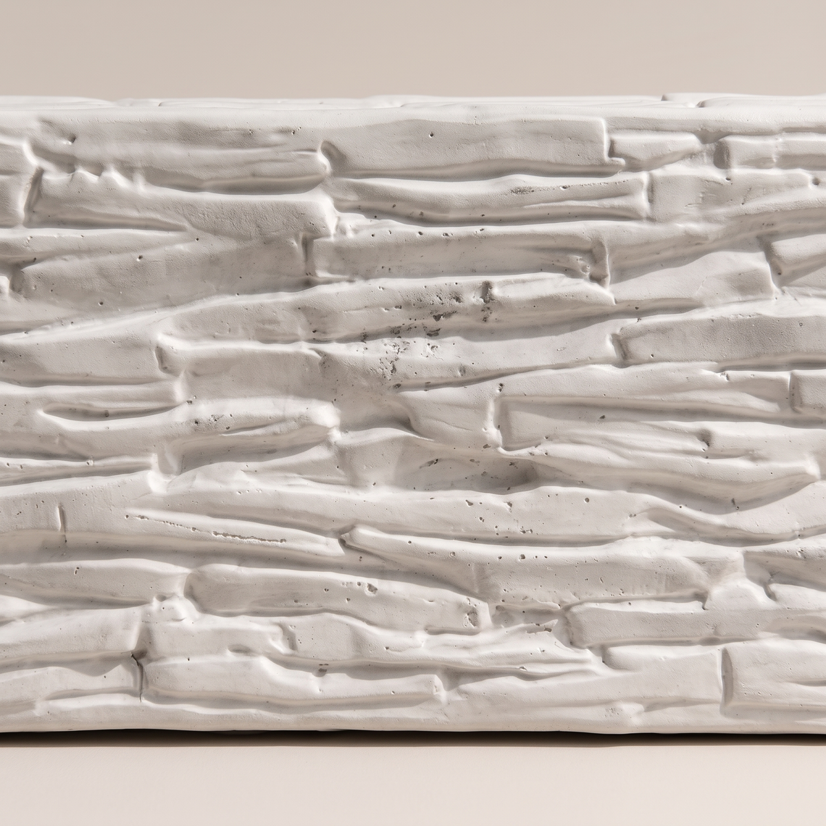 White Decorative Storage Box, material detail
