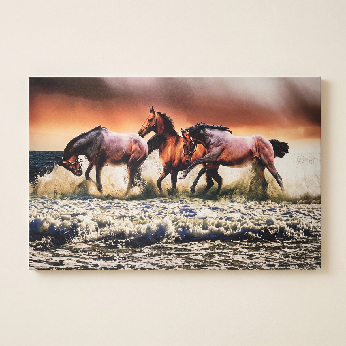 Wild Horses Wall Art #2001, studio view