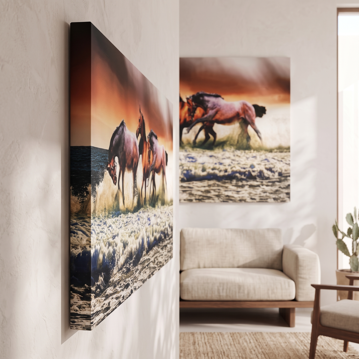Wild Horses Wall Art #2001, close view