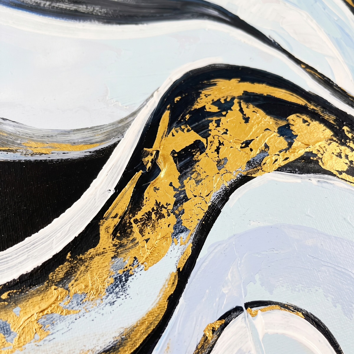 Flow Abstract Wall Art #MT-235246, material detail