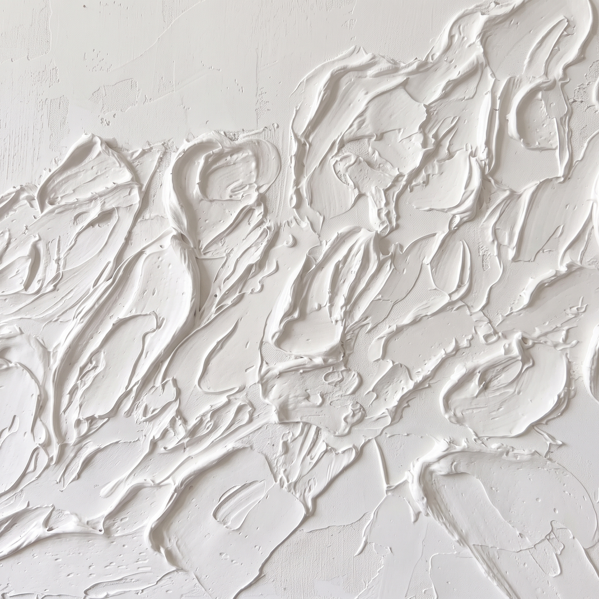 White Abstract Wall Art #MT-235002, material detail