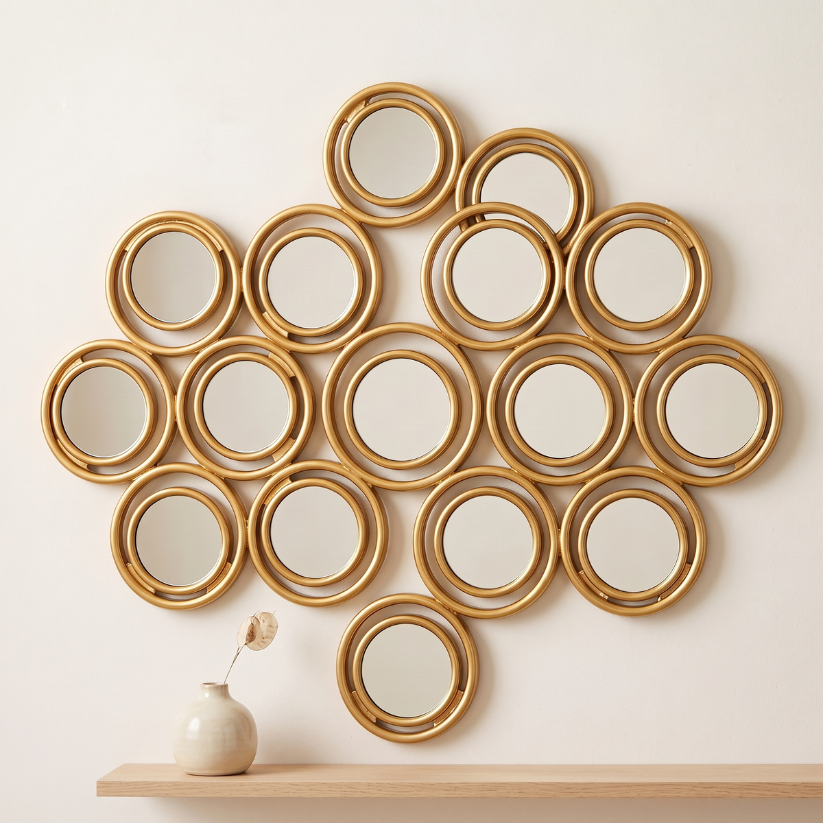 Wall Mirror #17RG132, styled detail