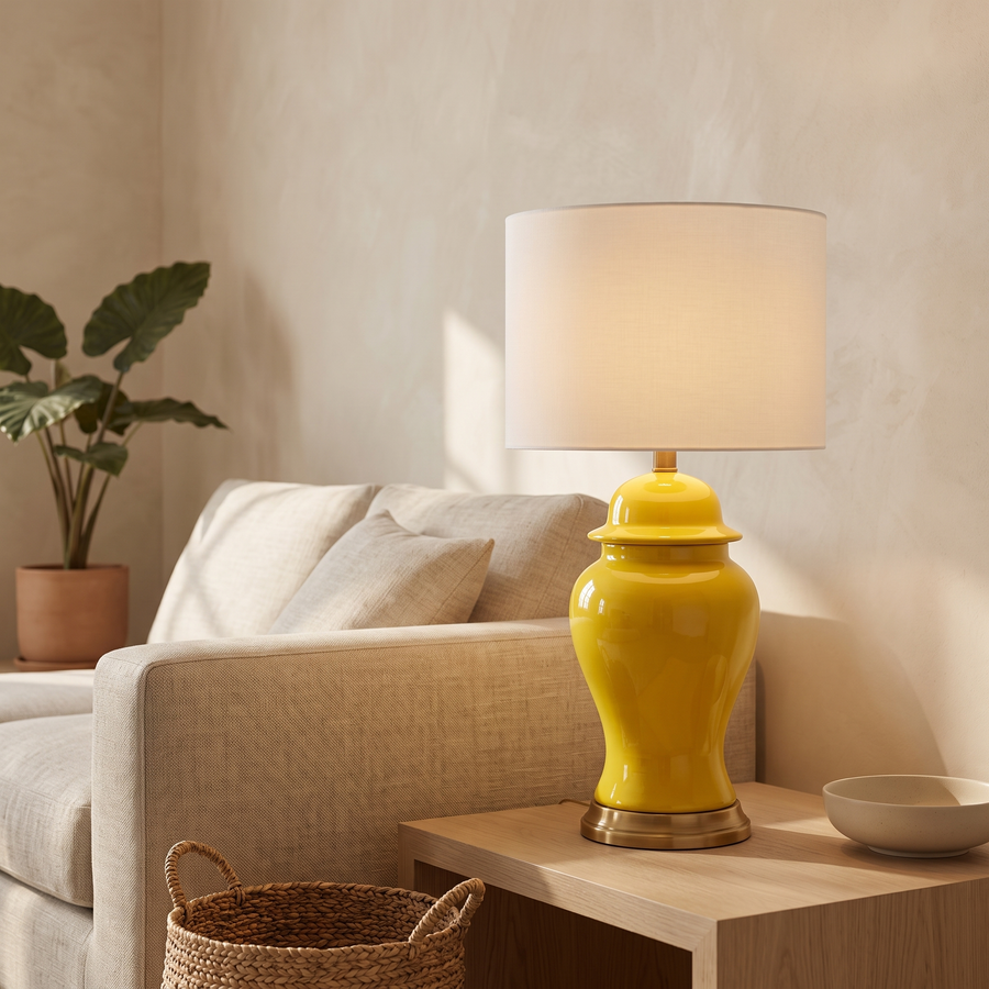 Yellow Table Lamp #TL0377