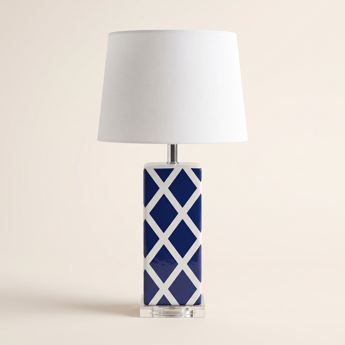 Blue Table Lamp #TL0382, studio view