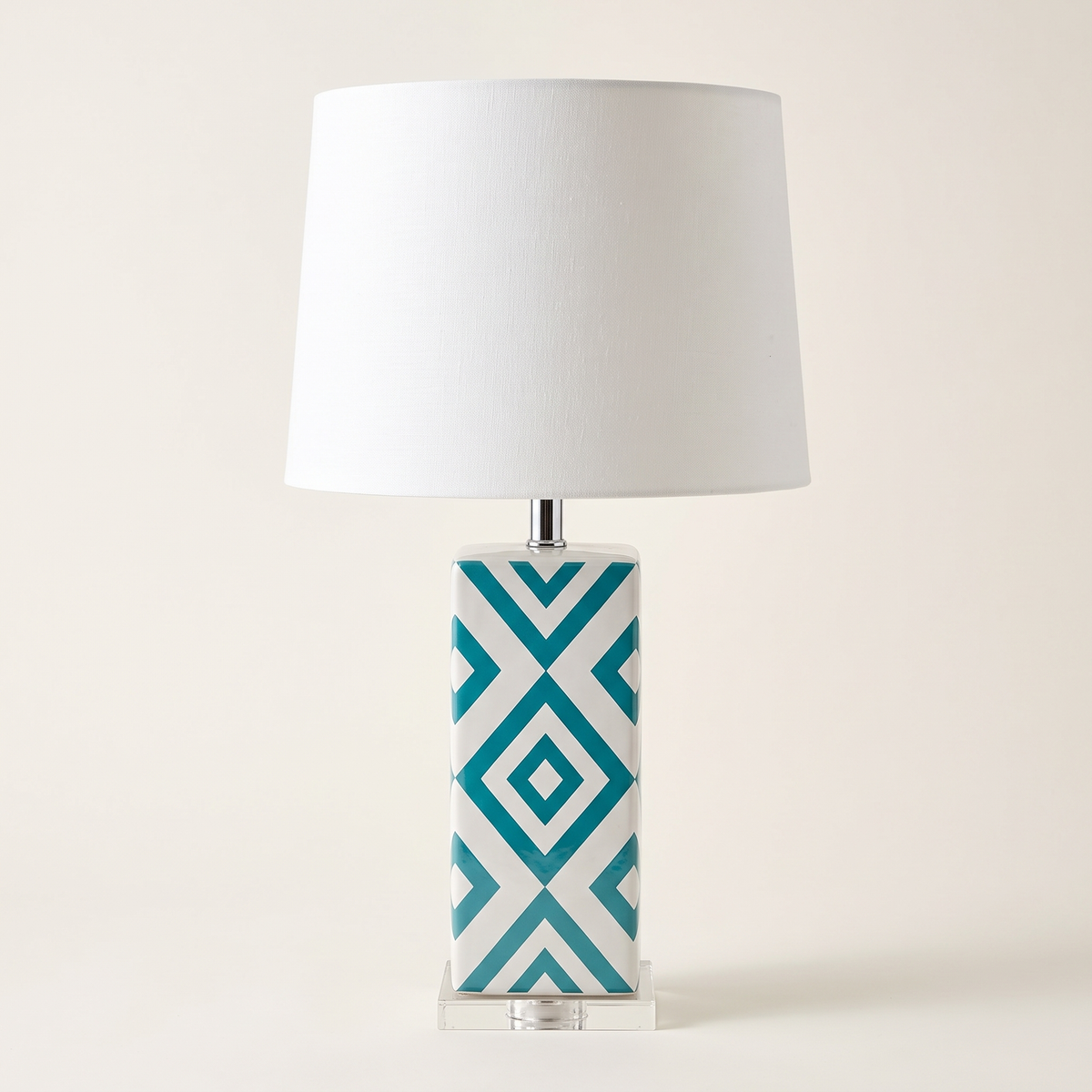 Blue Table Lamp #TL0383, studio view